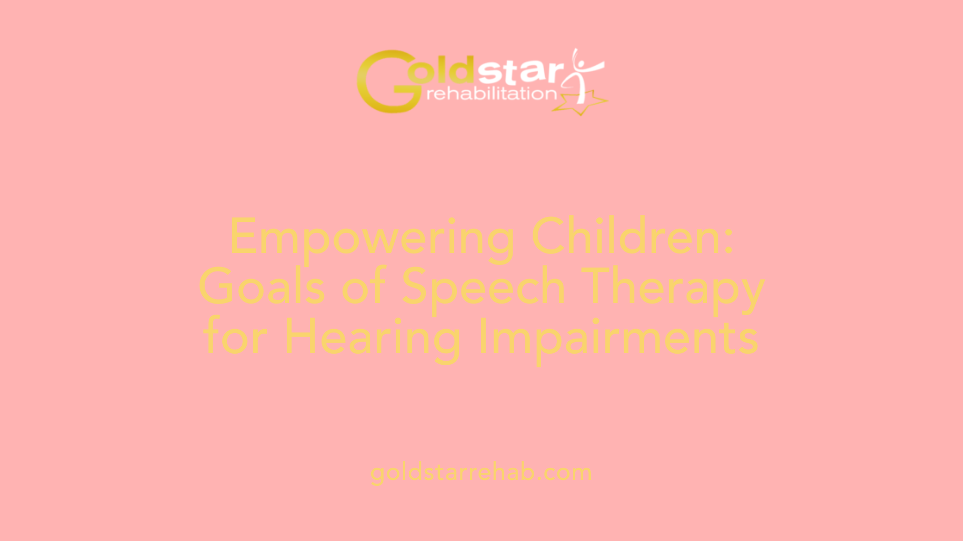Empowering Children: Goals of Speech Therapy for Hearing Impairments